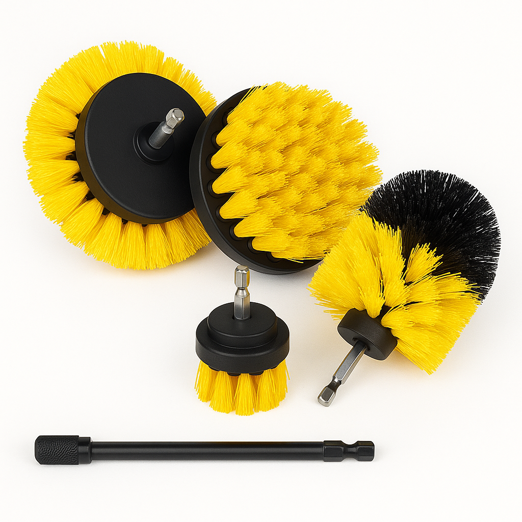 Brosse de nettoyage pour perceuse