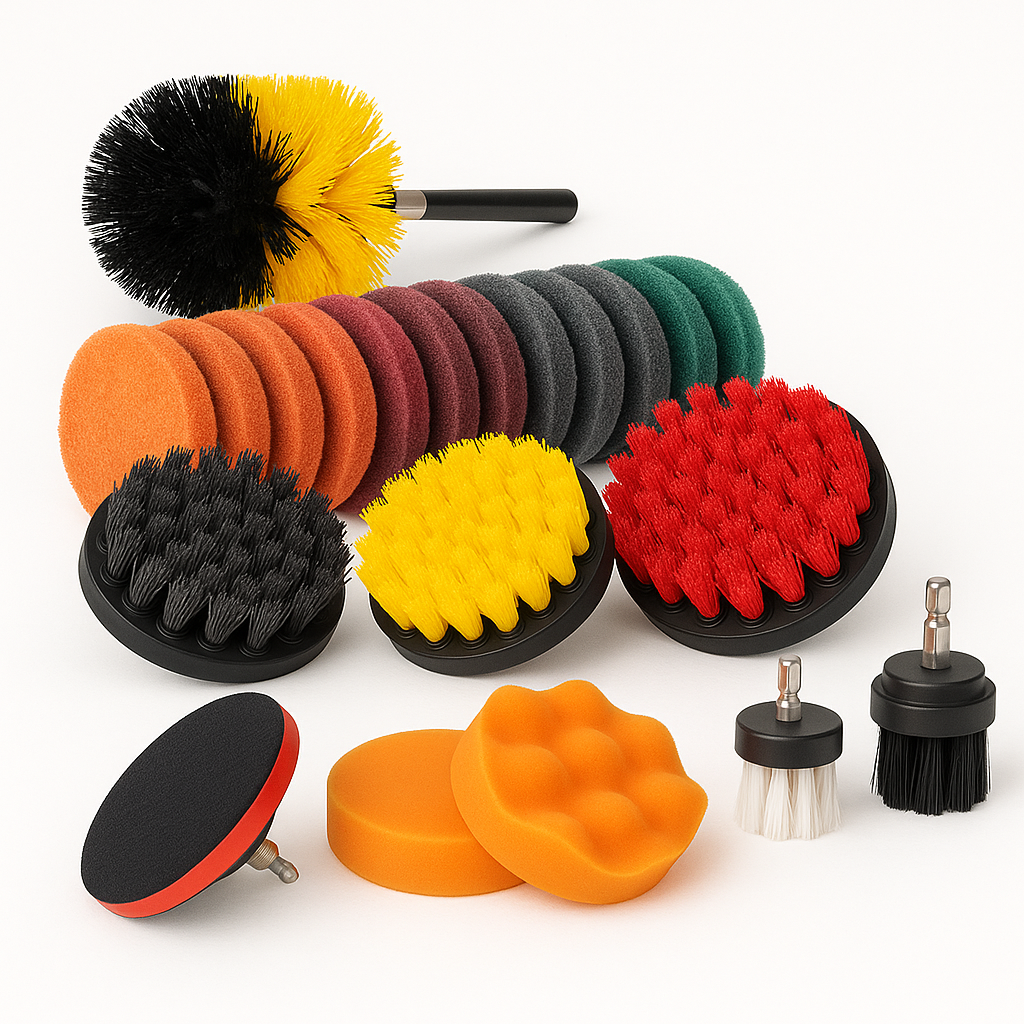 Brosse de nettoyage pour perceuse