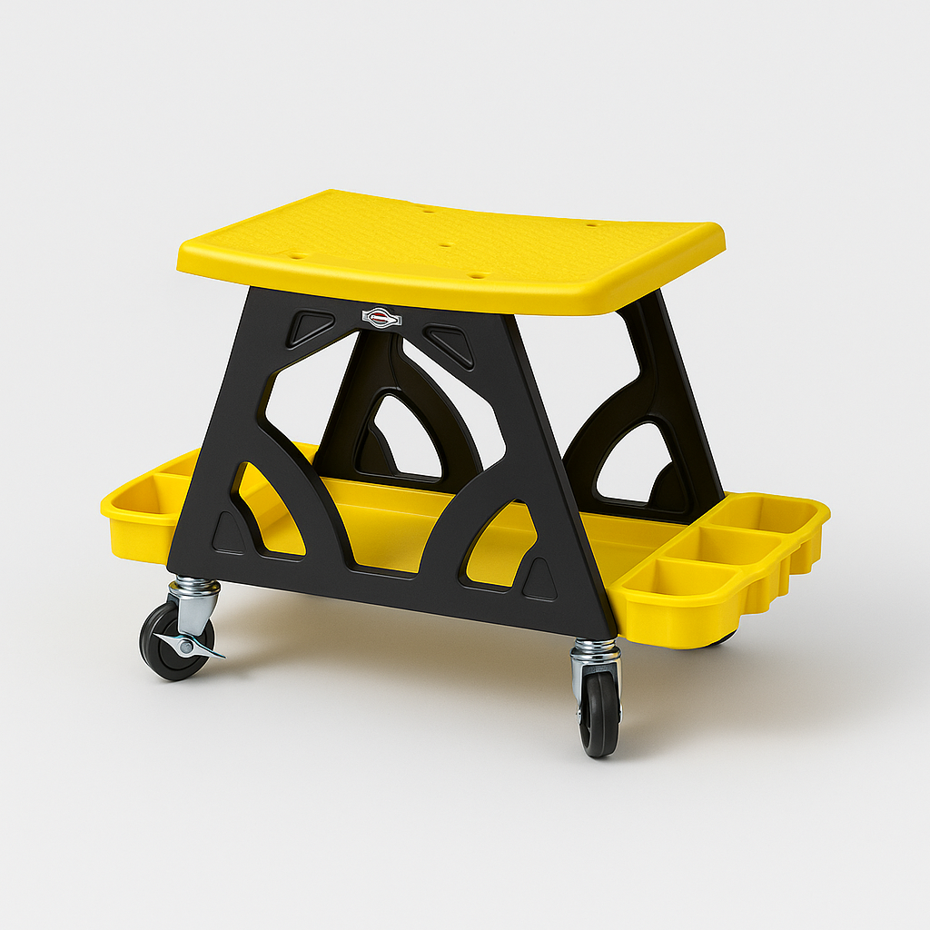 Stool for cleaning vehicles