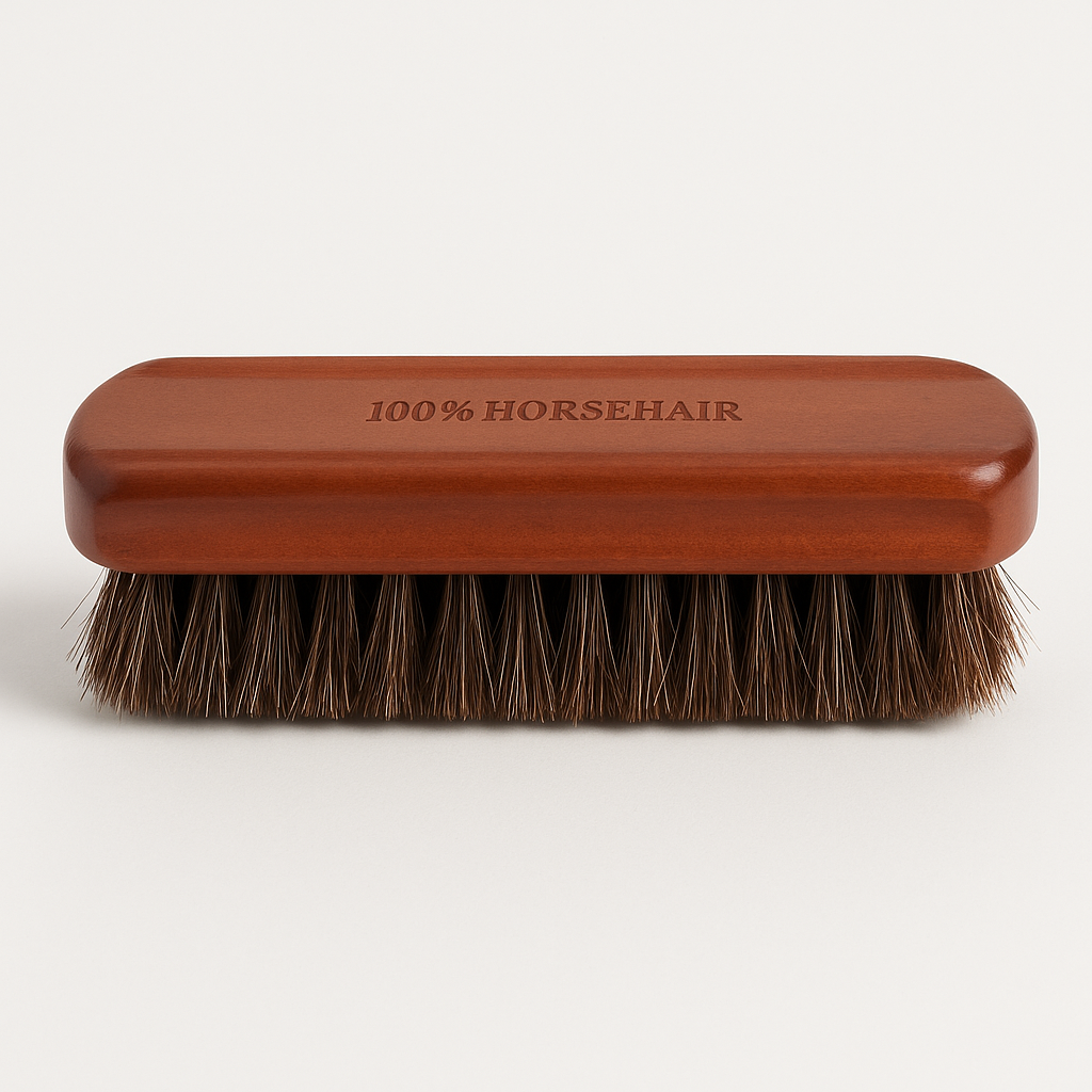 Brosse pour cuir de crin de cheval souple