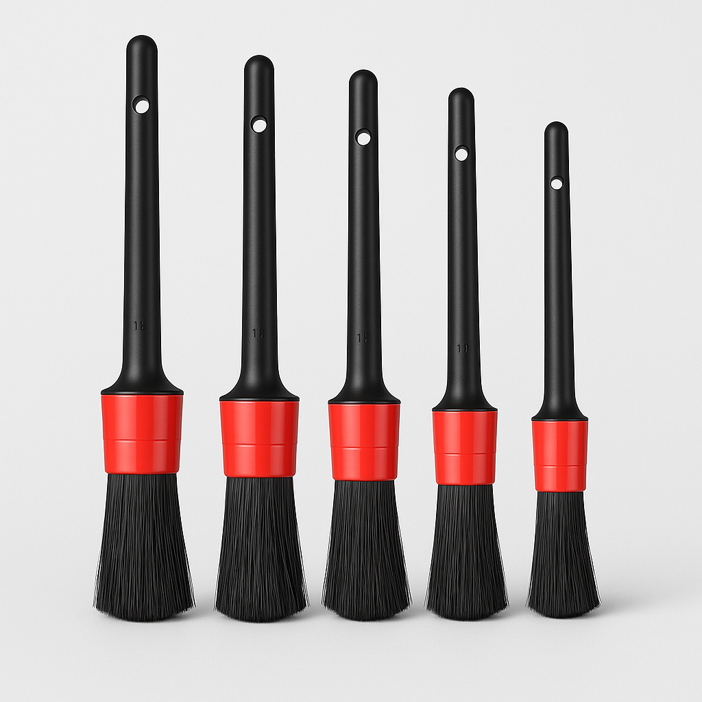 Brushes for interior cleaning