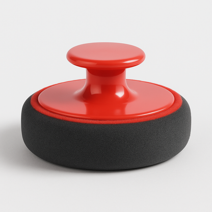 Polishing pad with handle