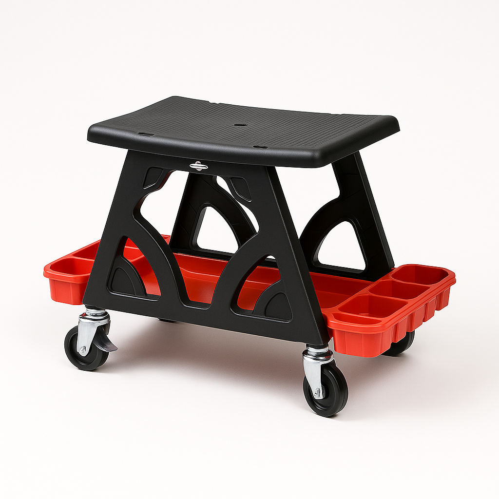 Stool for cleaning vehicles 