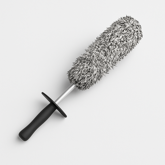 Brosse et gants de nettoyage pour jantes en microfibre