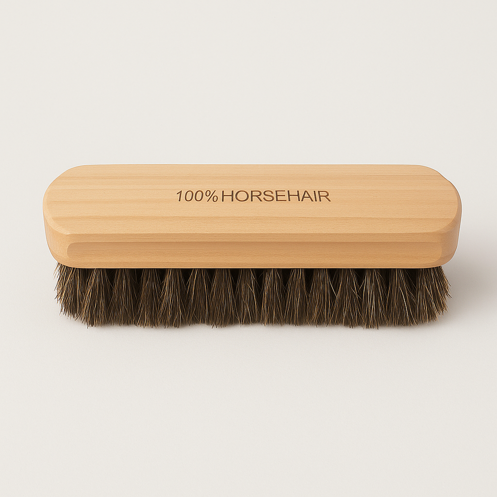 Brosse pour cuir de crin de cheval souple