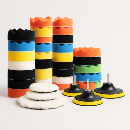 Car Polishing Sponge Kit