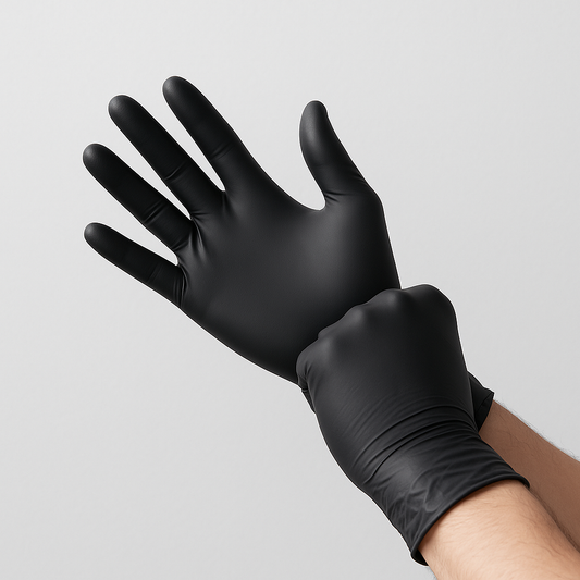 Gant noir en latex