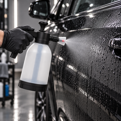 Foaming pressure sprayer