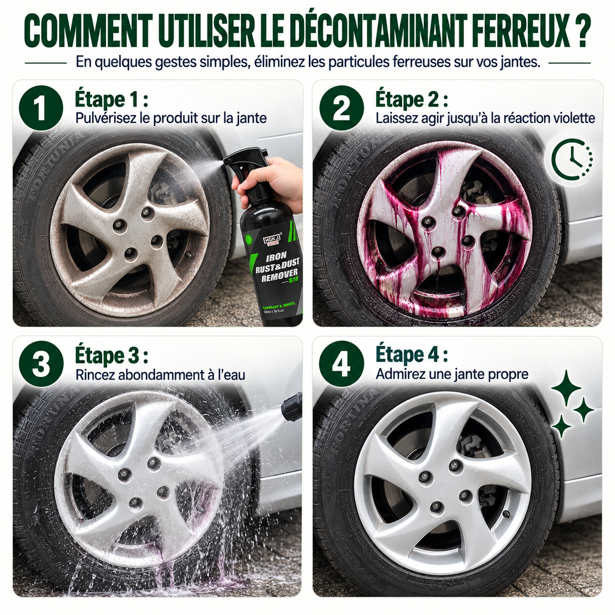 Décontaminant ferreux