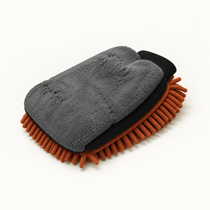 Microfiber wash glove