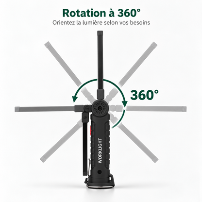 Rechargeable magnetic LED portable lamp 