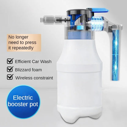 Electric foaming sprayer