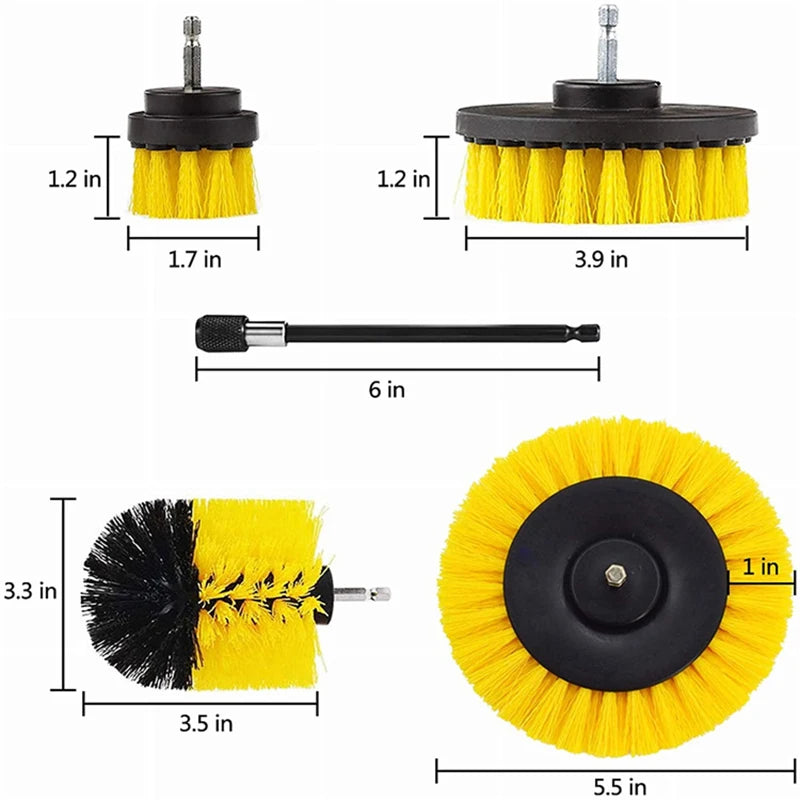 Brosse de nettoyage pour perceuse