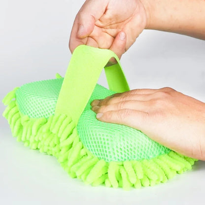 Gant de lavage en microfibre