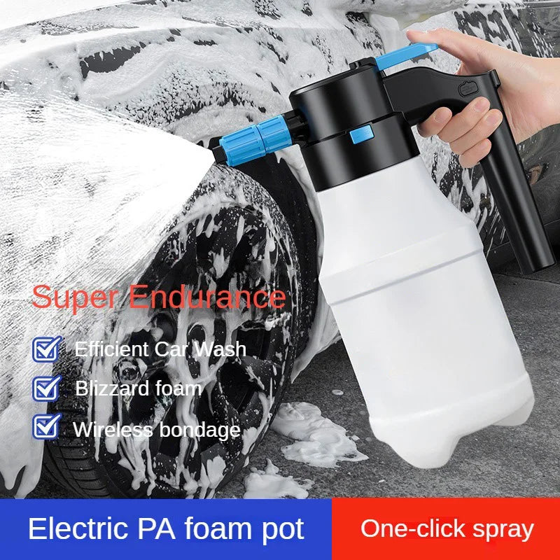 Electric foaming sprayer