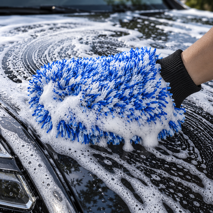 Microfiber Rim Cleaning Brush and Gloves 
