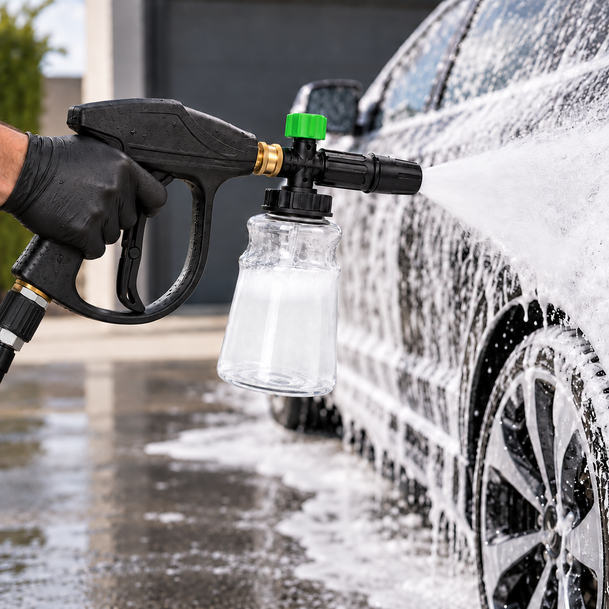 Water gun for pressure washer
