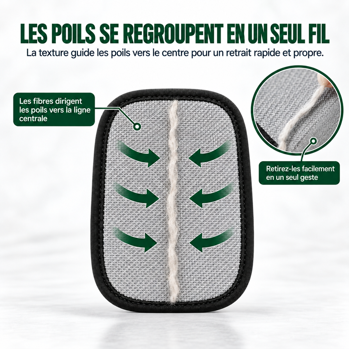 Gant anti-poils animaux